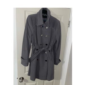 Gray Tahari pea coat